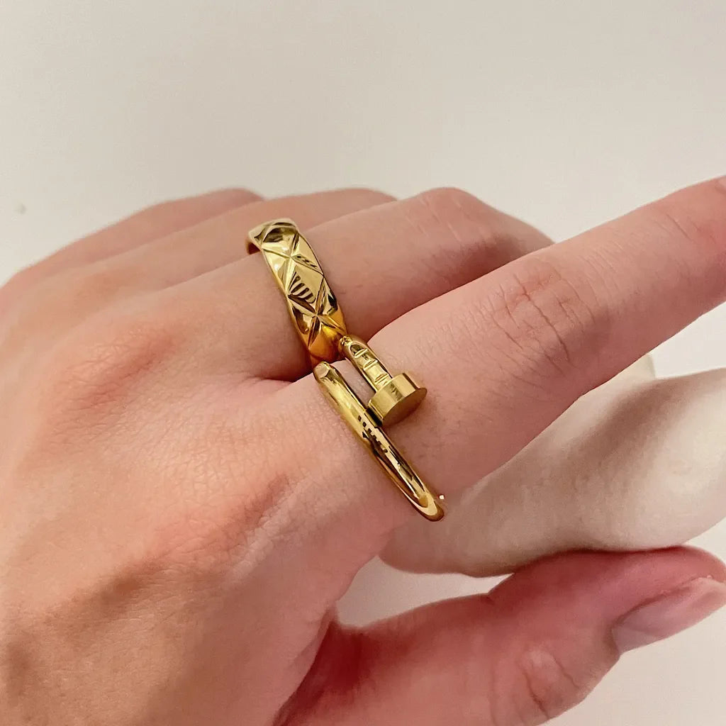 Clou Ring Gold - STYLOFYYBS