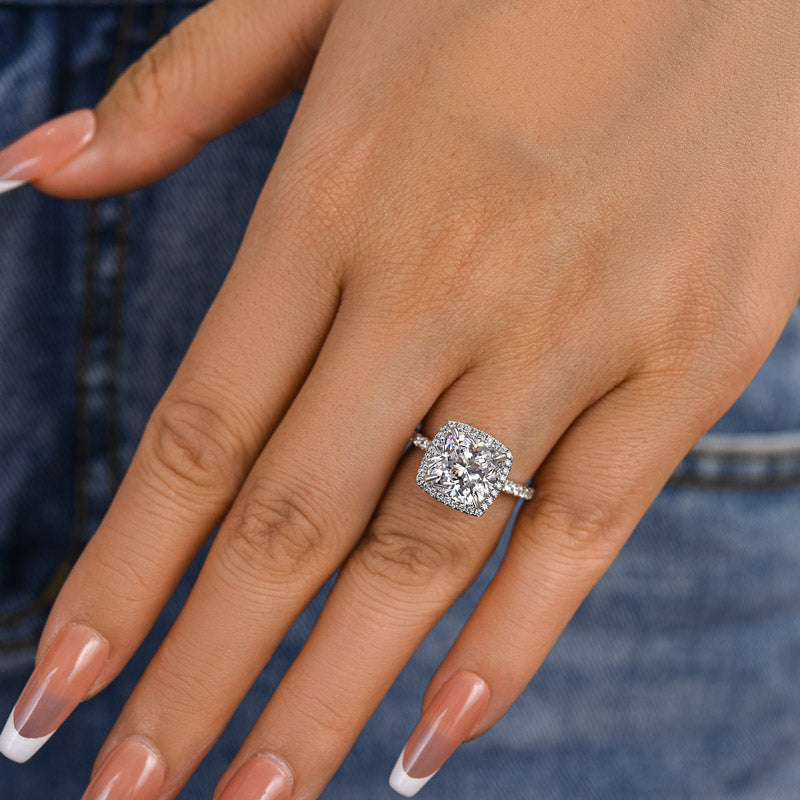 Silver Diamond Ring - STYLOFYYBS