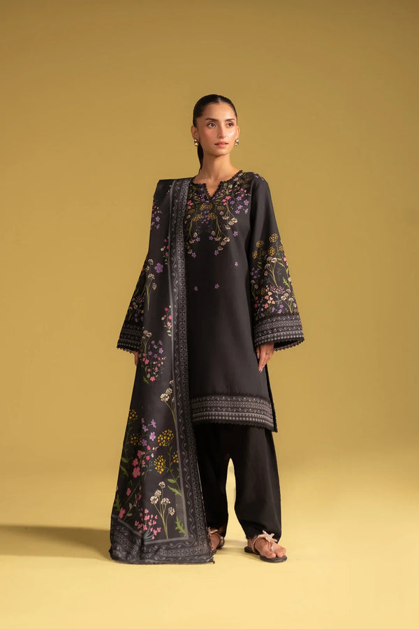 2 Piece Printed Khaddar Suit