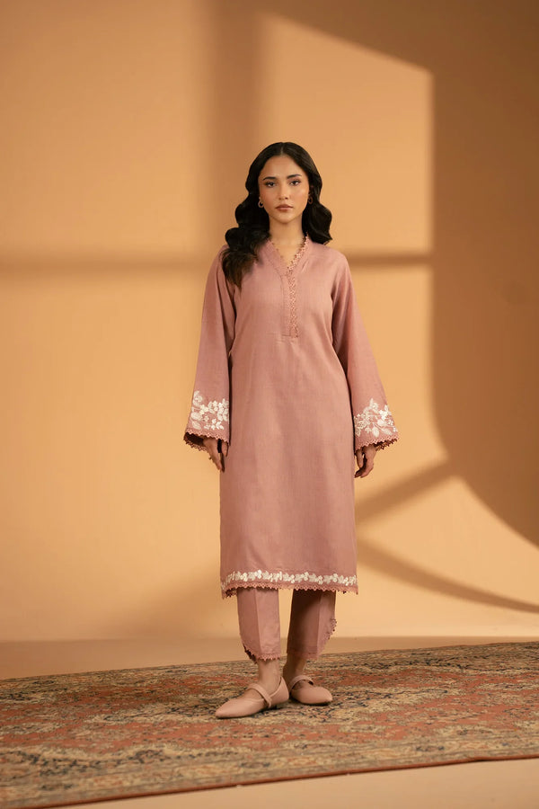 2 Piece Embroidered Suit