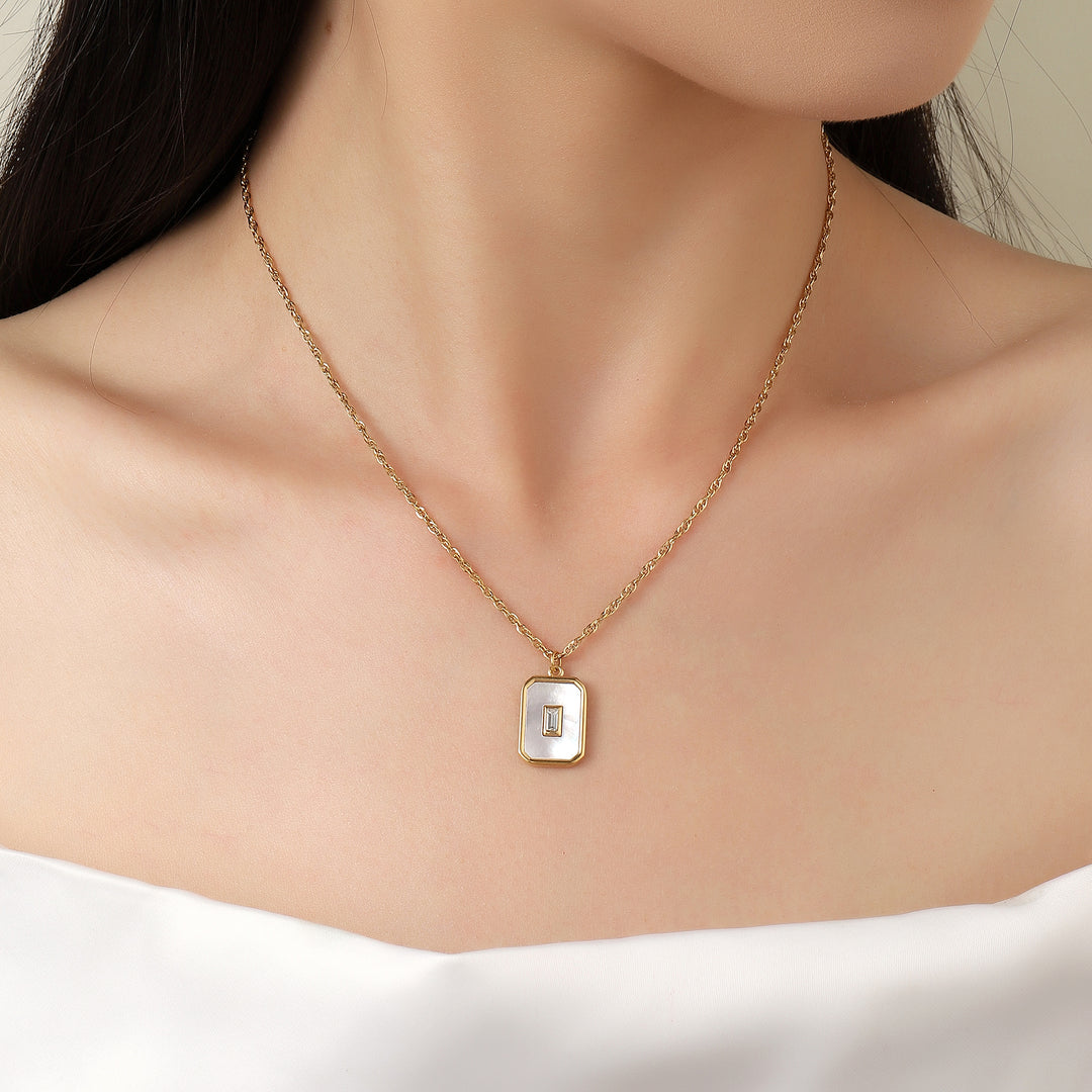 Enamel Charm Necklace - STYLOFYYBS