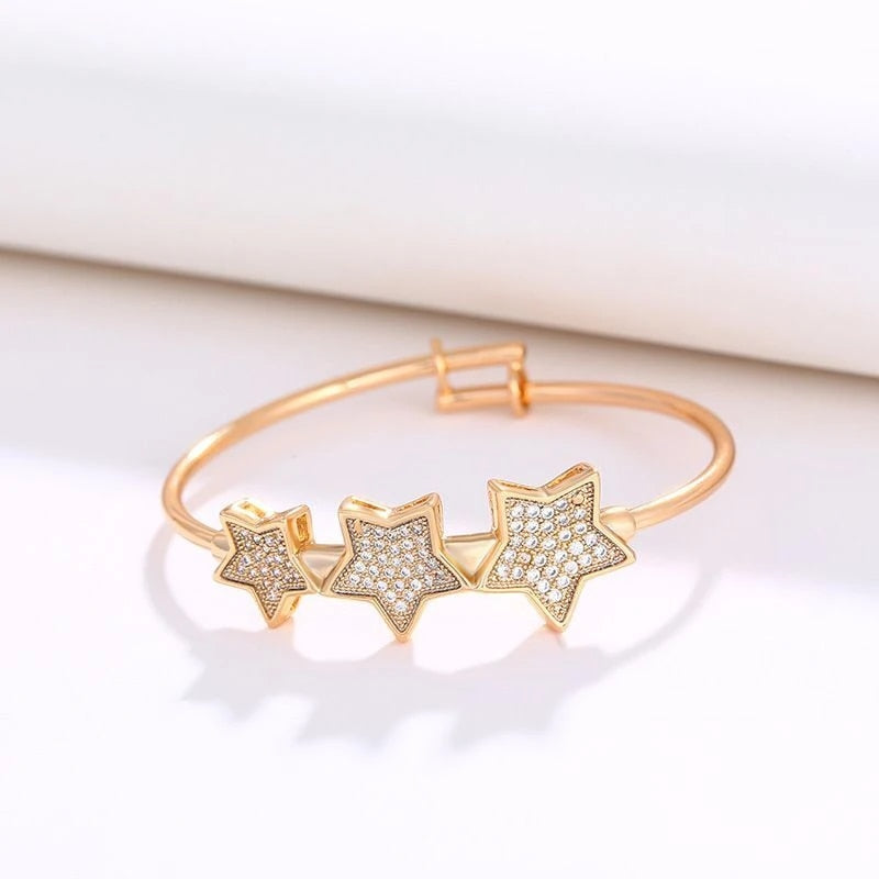 Zircon Stars Luxury Bangle - STYLOFYYBS