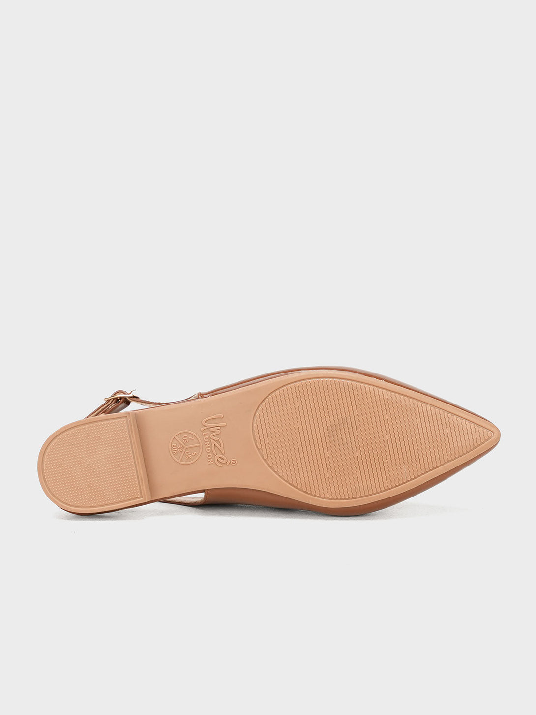 Patent Pointed Flat Shoes - STYLOFYYBS