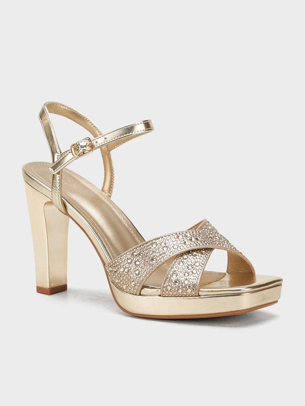 Glamorous Block Heel Sandals - STYLOFYYBS